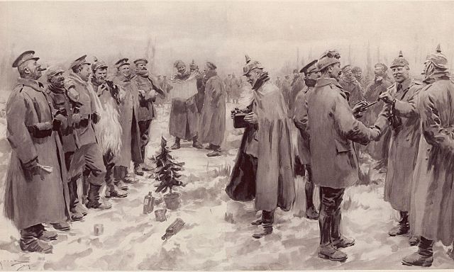 Christmas truce WWI soldiers