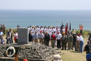 Iwo Jima ceremony with veterans