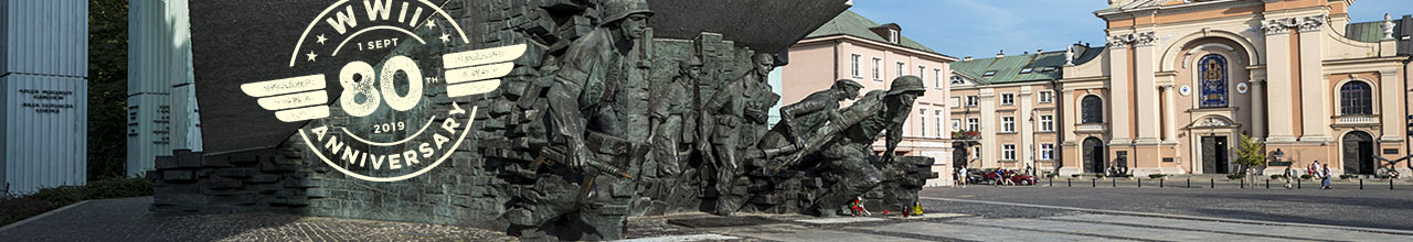 Warsaw uprising monument in Poland