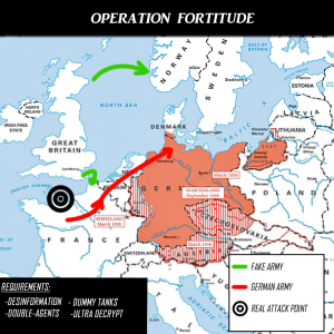 Operation Fortitude map