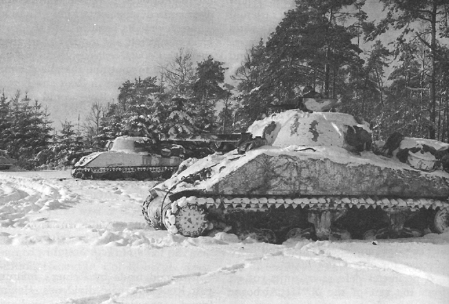 Tanks at the Battle of St. Vith