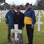 Herb Suerth Ron Drez Normandy Cemetery