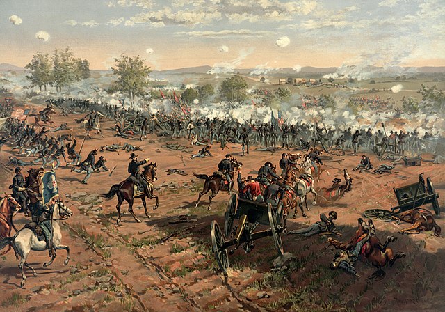 Battle at Gettysburg