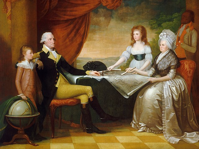 Portrait of George Washington's family