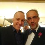 Actor Robin Laing and George Luz