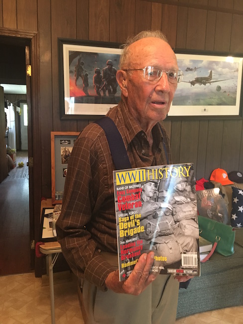 Easy Company member Brad Freeman