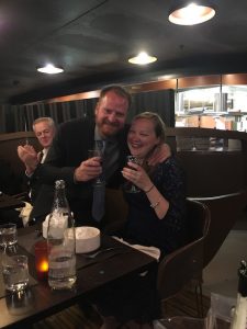 Shawn and Amanda after the engagement