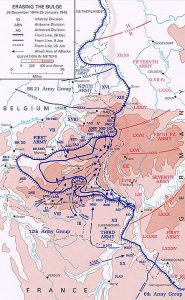 Map Battle the Bulge The Allied counterattack