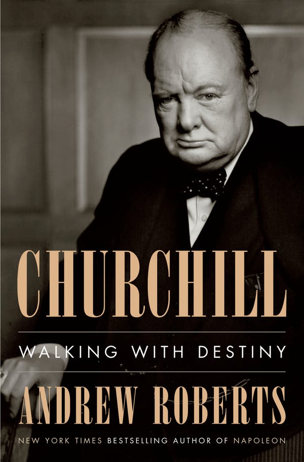 Churchill Walking With Destiny book cover