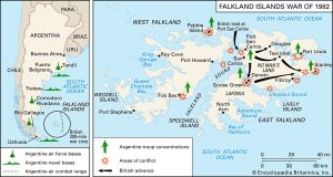 Falklands Battle Map