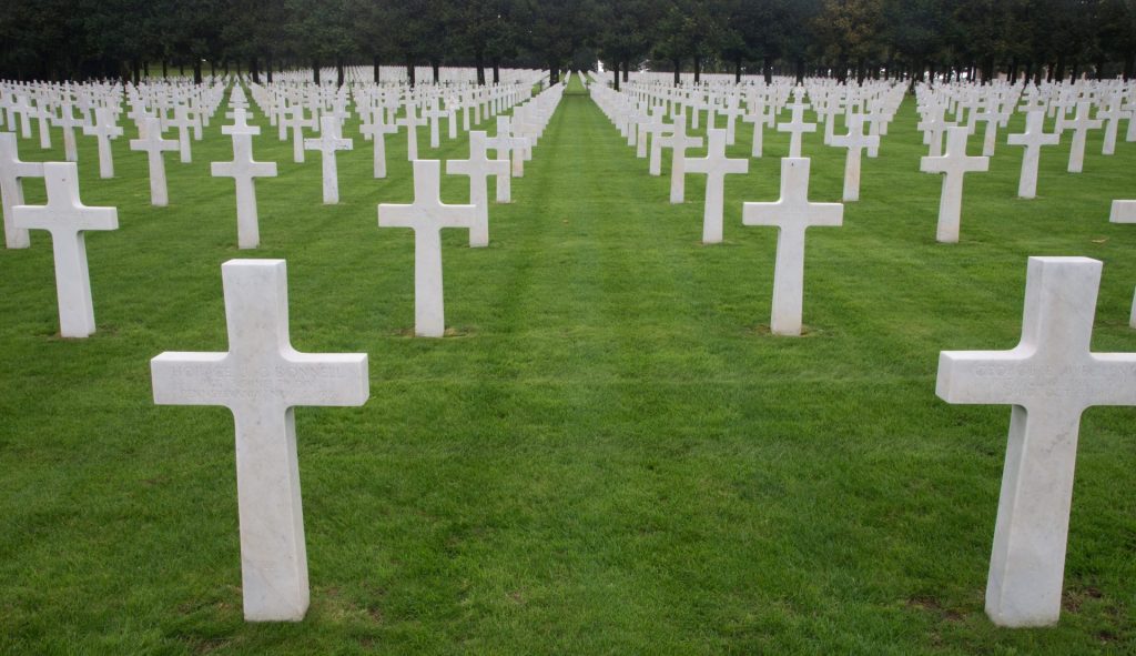 Crosses at Meuse Argonne American Cemetery