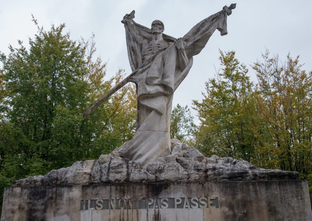 WWI monument at Verdun