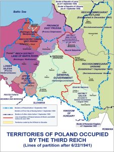 Polish territories following the 1941 German invasion of the Soviet Union