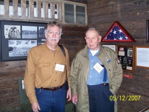 Wayne Frye with veteran Bill Wingett