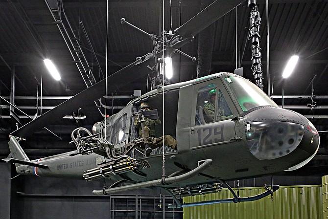 National Museum of US Army helicopter display