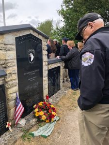 Norwood Thomas at 101st Airborne Memorial