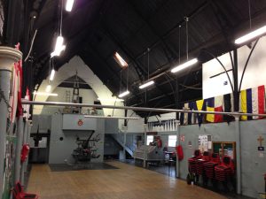 Inside the Tin Tabernacle in Kilburn