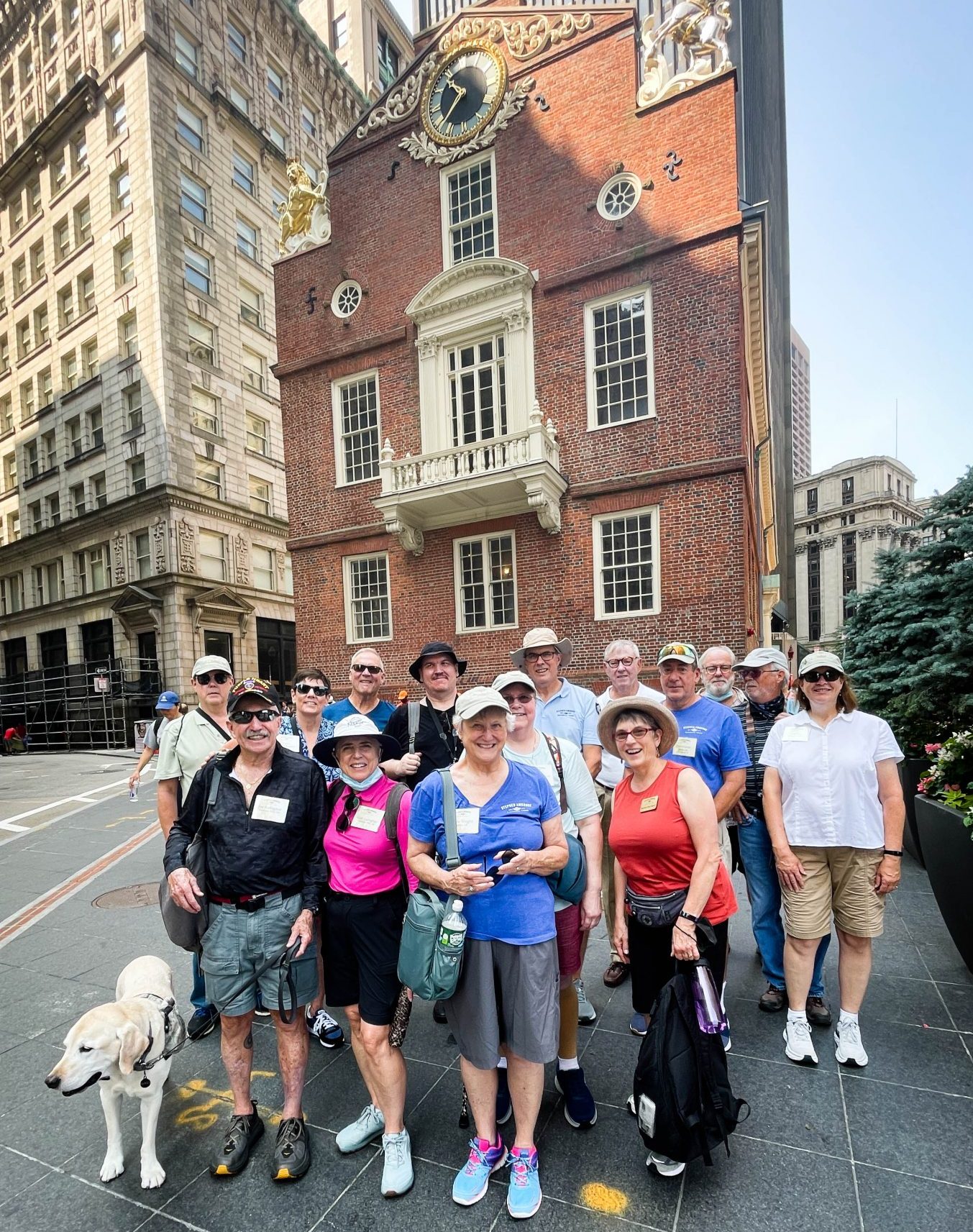 Revolutionary War tour group