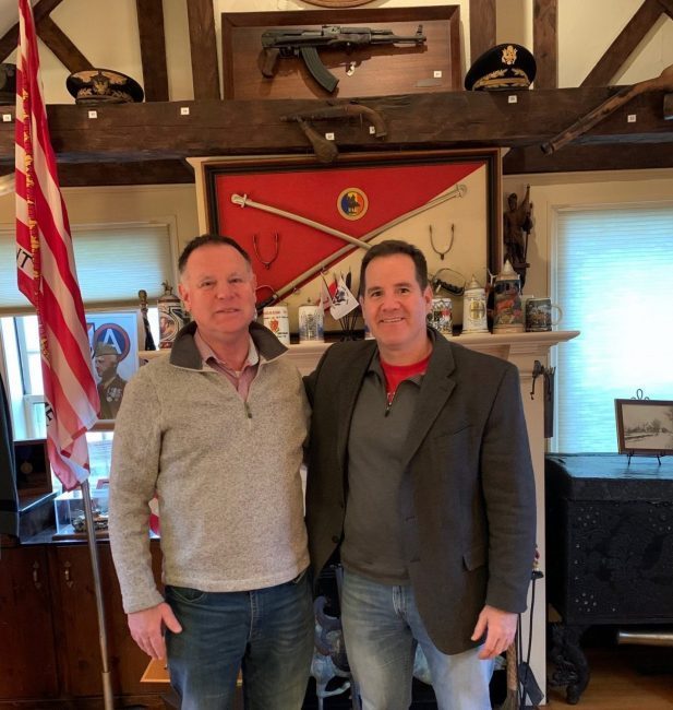 Historian Kevin Hymel at Patton Estate