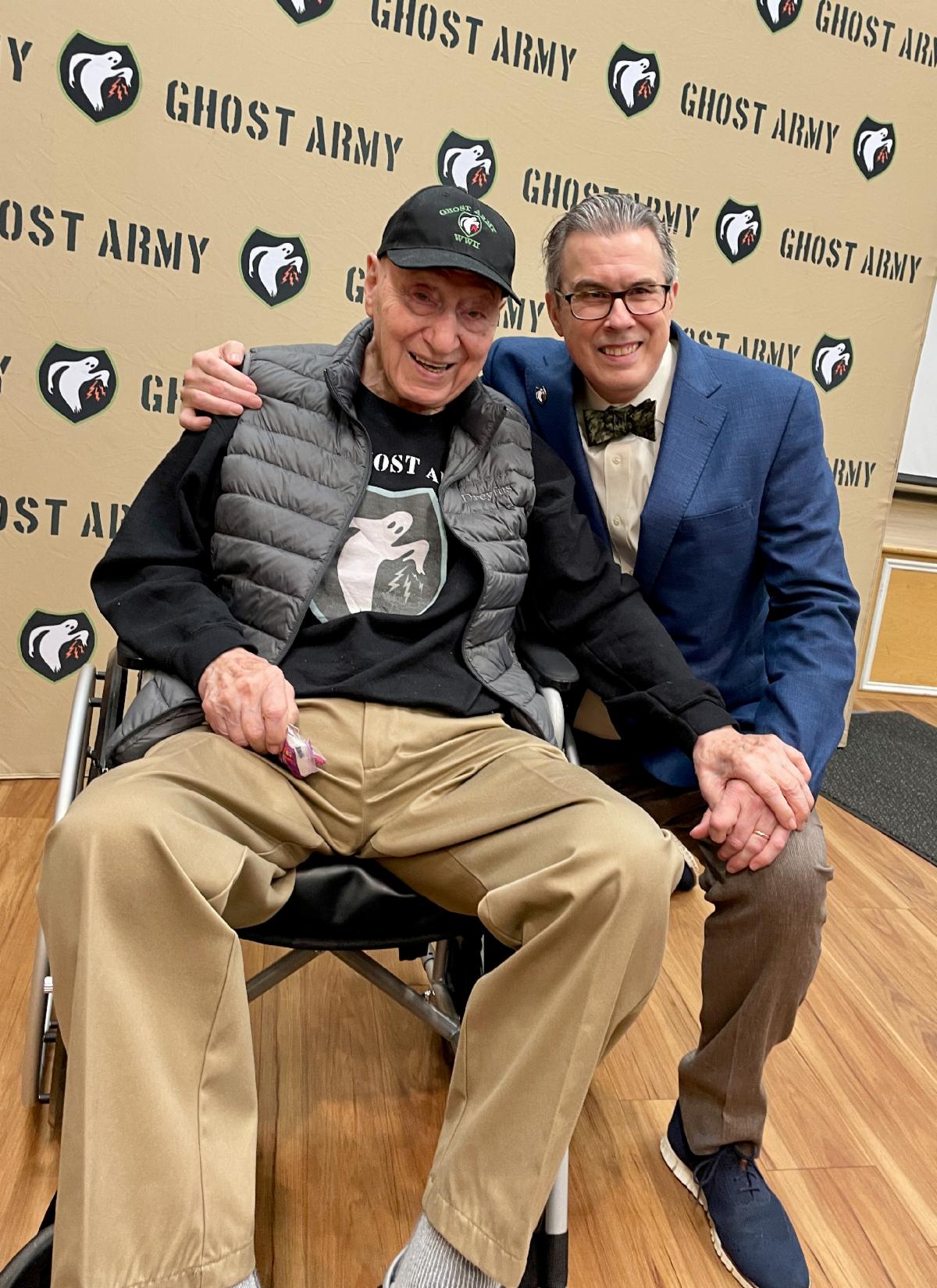Ghost Army veteran and Rick Beyer