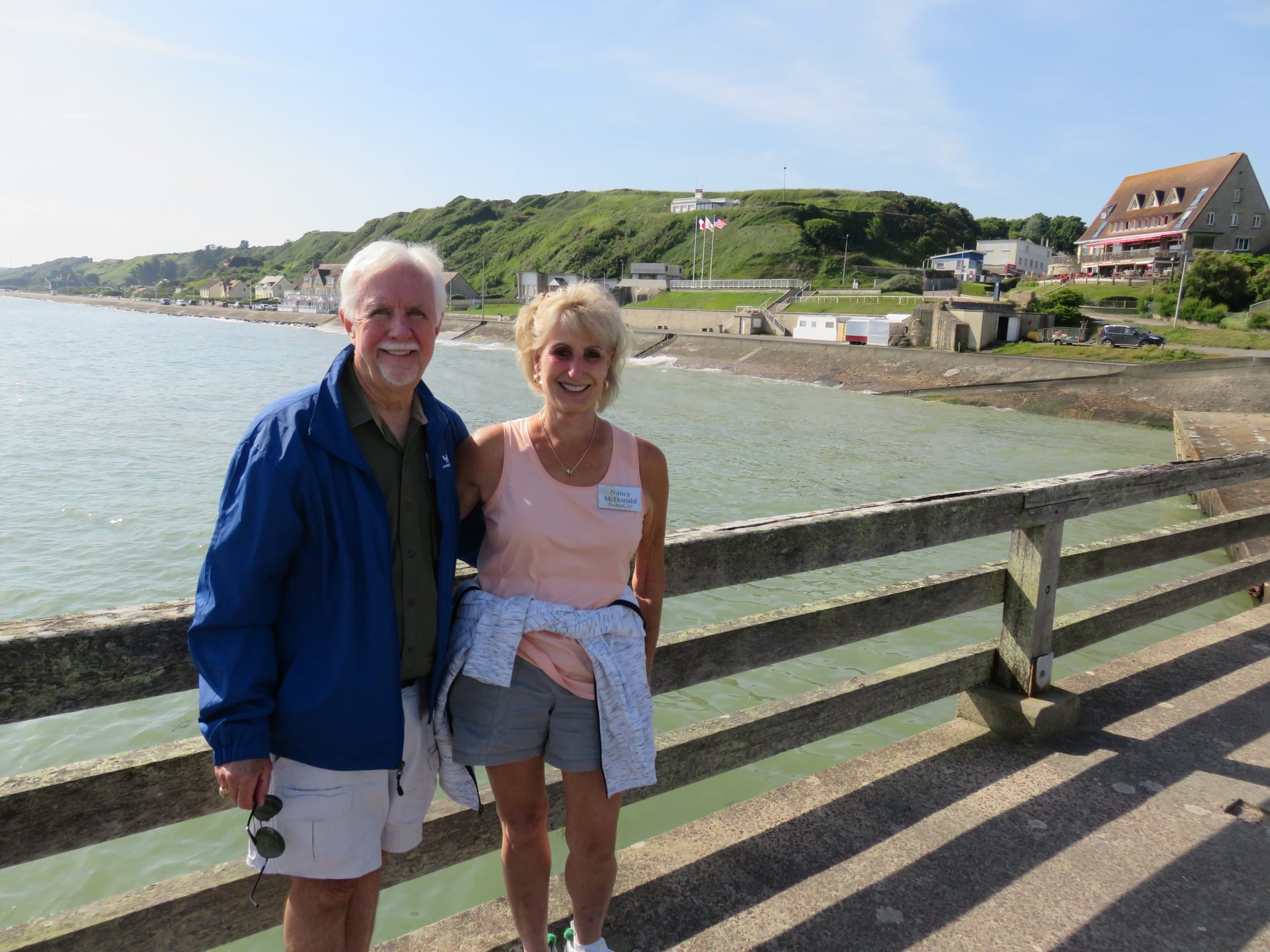 Larry and Nancy McDonald on Band of Brothers Tour