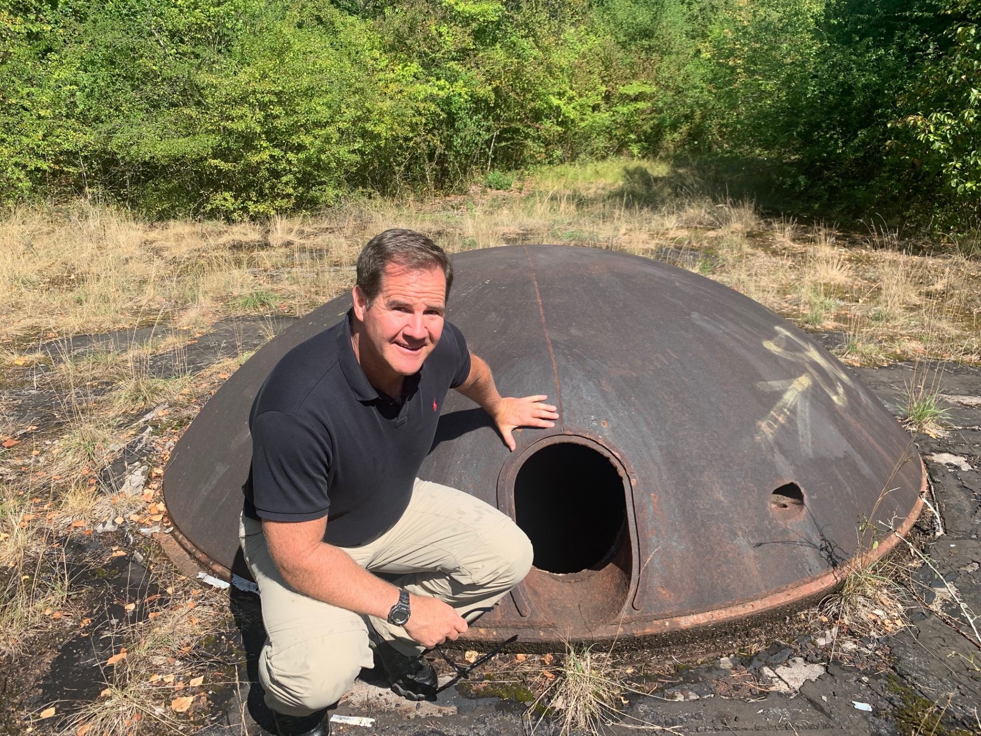 Kevin Hymel at Fort Jeanne d’Arc