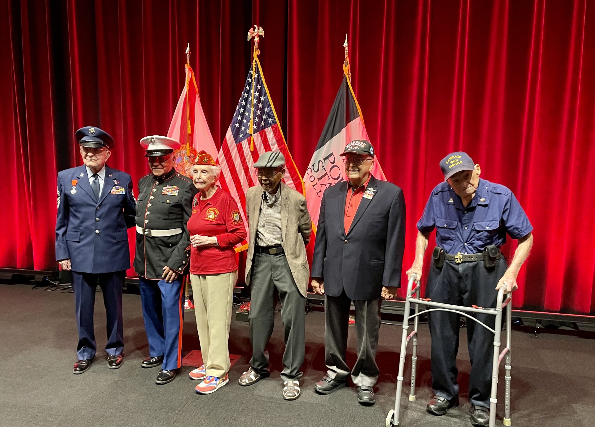 WWII veterans at WWII Conference