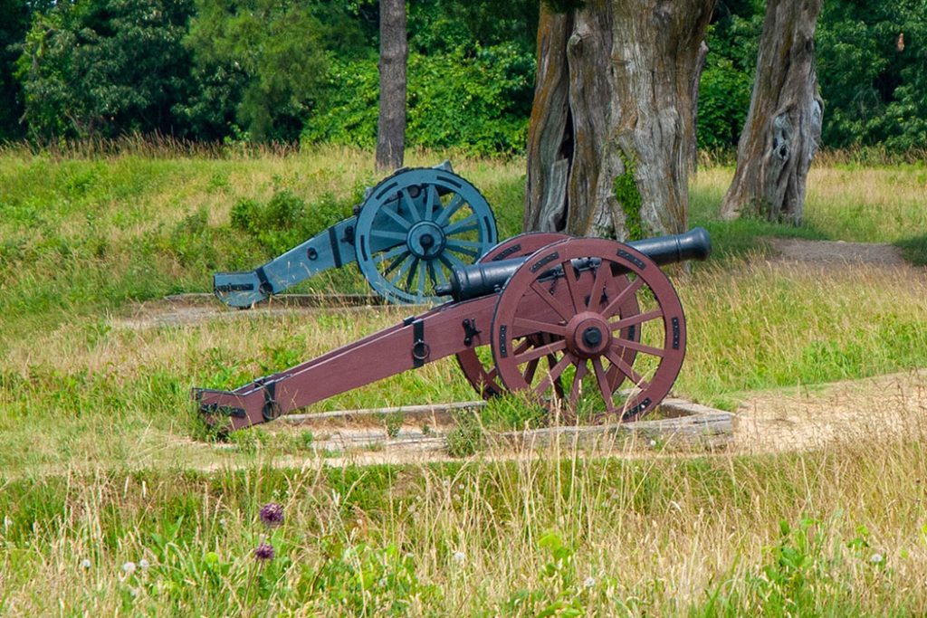 Revolutionary War cannons