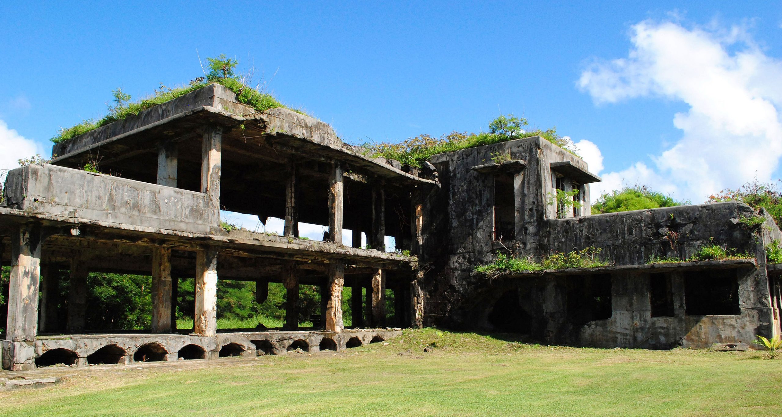 Ruins of Japanese Air Command building on Tinian