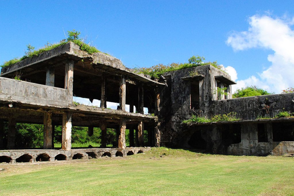 Ruins of Japanese Air Command building on Tinian