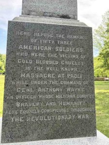 Battle of Paoli marker