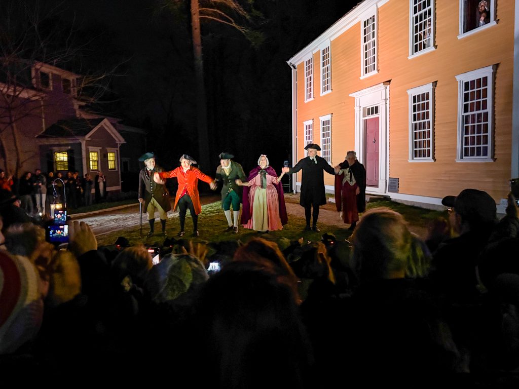 The cast of Paul Revere arrival special