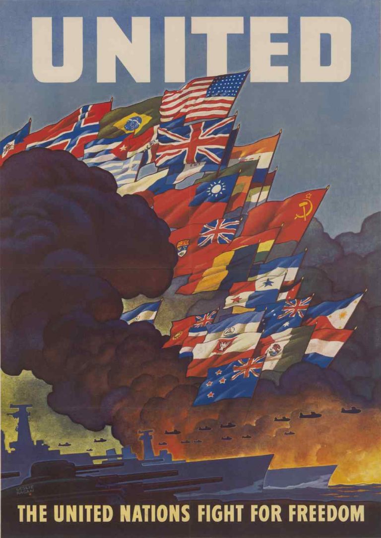 United Nations Fight for Freedom poster