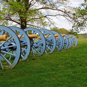 Revolutionary War cannons